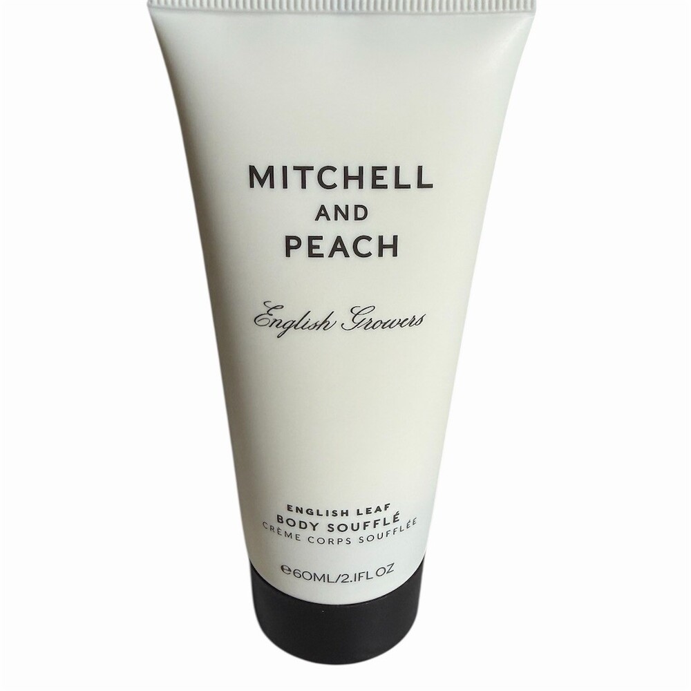 Mitchell and Peach English Leaf Body Soufflé Moisturizer Travel Size 2.1oz